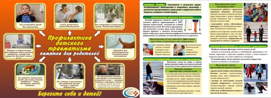Профилактика травматизма и гибели детей от внешних причин